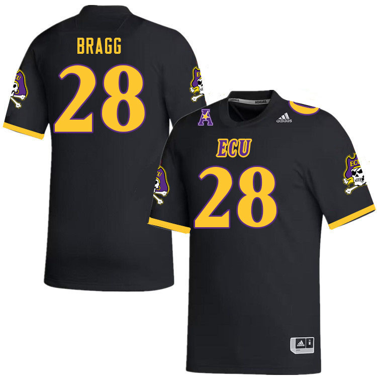 Men #28 Khaheim Bragg ECU Pirates 2023 College Football Jerseys Stitched-Black